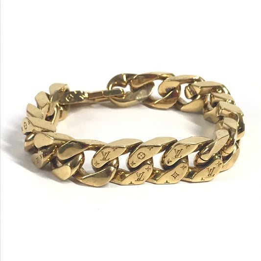 LOUIS VUITTON M00306 ブラスレ チェーンリンクス モノグラム アクセサリー ブレスレット メタル ユニセックス ゴールド