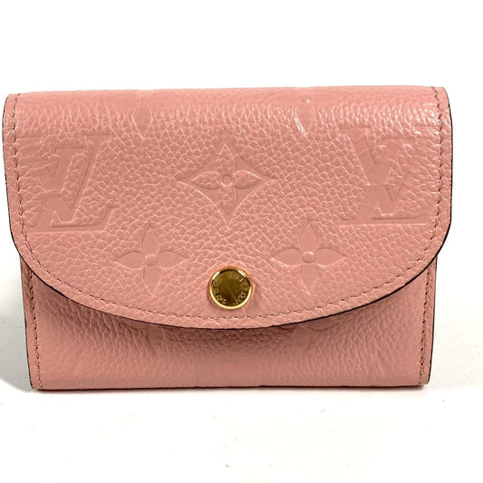 LOUIS VUITTON M81520 モノグラムアンプラント ポルトモネ・ロザリ ポルトモネロザリ コンパクトウォレット 2つ折り財布 モノグラムアンプラントレザー レディース ローズプードル ピンク