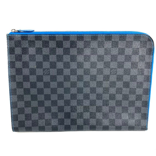 LOUIS VUITTON N64032 ダミエグラフィット ポシェット ジュール GM ポシェットジュール GM カバン ポーチ セカンドバッグ L字ファスナー クラッチバッグ ダミエグラフィットキャンバス ユニセックス ブラック