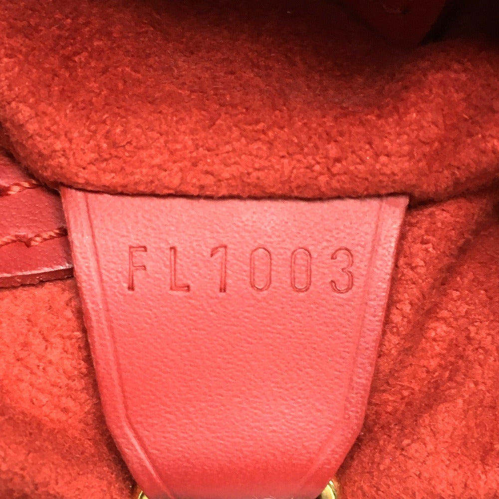 LOUIS VUITTON M5899E Epi Petit Bucket PM Shoulder Bag, Epi Leather, Women's, Rouge Red