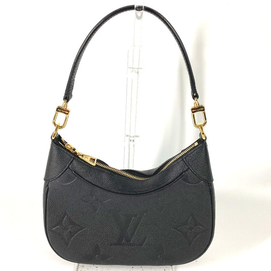 LOUIS VUITTON M46002 モノグラムアンプラント バガテル NM 肩掛け ショルダーバッグ モノグラムアンプラントレザー レディース ノワール ブラック