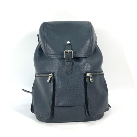 LOUIS VUITTON M54960 ユタ キャニオン・バックパック カバン リュックサック ユタレザー メンズ ブルーマリーヌ ネイビー