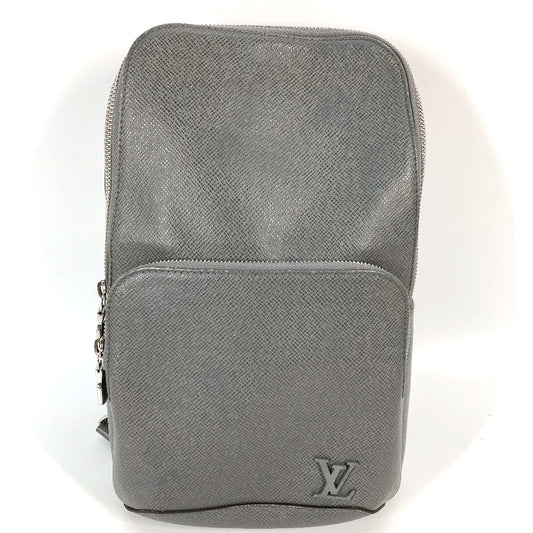 LOUIS VUITTON M30951 タイガ アヴェニュー・スリングバッグ カバン ショルダーバッグ クロス ボディバッグ タイガレザー メンズ グレー