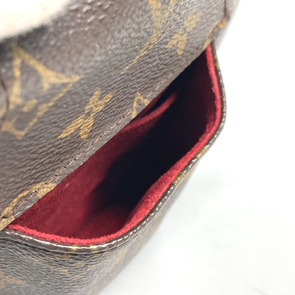 LOUIS VUITTON M51901 モノグラム パルティシオン カバン ストラップ付 クラッチバッグ ポーチ モノグラムキャンバス レディース ブラウン