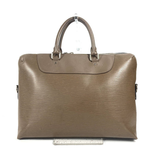 LOUIS VUITTON M50166 エピ ポルトドキュマンジュール PDJ カバン ハンドバッグ トートバッグ ブリーフケース ビジネスバッグ エピレザー メンズ トープ ブラウン