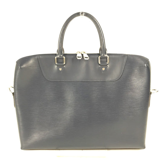 LOUIS VUITTON M51177 エピ ポルトドキュマンジュール PDJ カバン ビジネスバッグ エピレザー ユニセックス ブルーマリーヌ ネイビー