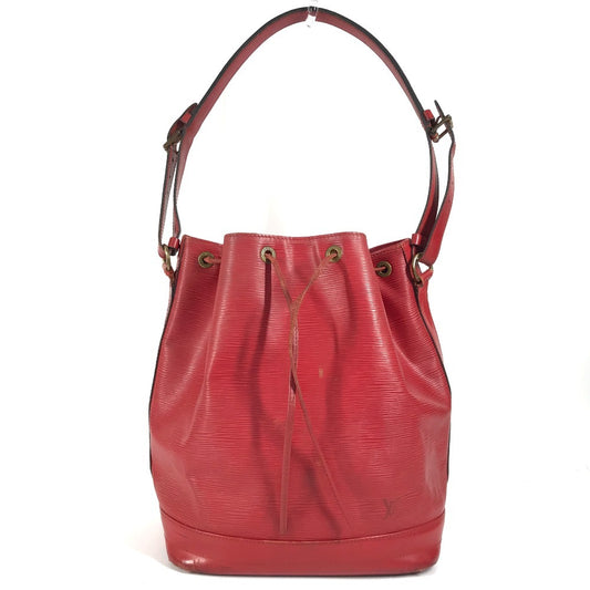 LOUIS VUITTON M44007 Epi Noe กระเป๋าสะพายแบบหูรูด กระเป๋าสะพายข้าง หนัง Epi สำหรับผู้หญิง สีแดง Castilian Red