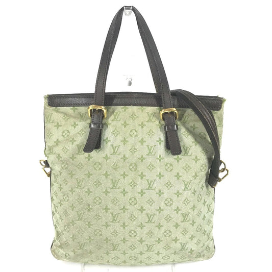 LOUIS VUITTON M92209 Monogram Mini Françoise Tote Bag, 2-Way Bag, Shoulder Bag, Handbag, Monogram Mini Canvas, Unisex, Khaki
