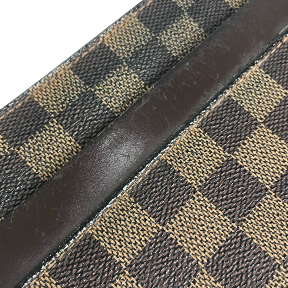 LOUIS VUITTON N51993 Damier Saint Louis Clutch Bag, Pouch with Strap, Second Bag, Damier Canvas, Unisex, Ebene, Brown
