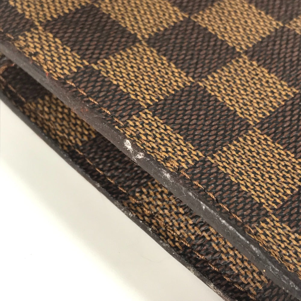 LOUIS VUITTON N42240 Damier With male pouch Tote Bag Shoulder Bag Damier Canvas Ebene Brown Used