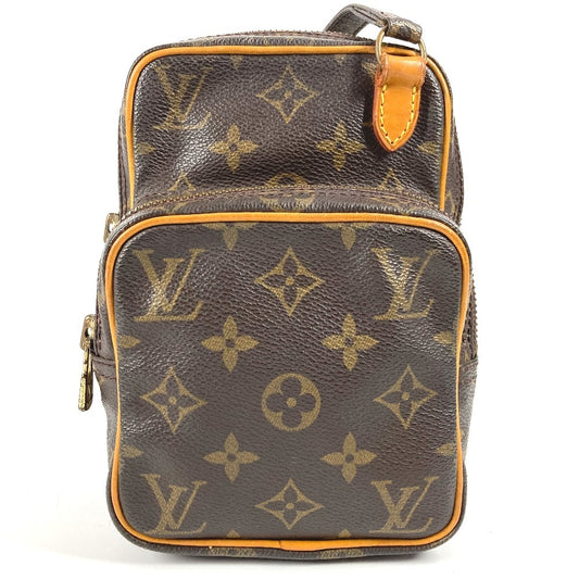 LOUIS VUITTON M45238 Monogram Mini Amazon Mini Amazon Crossbody Bag/Pochette Shoulder Bag in Monogram Canvas, Unisex, Brown