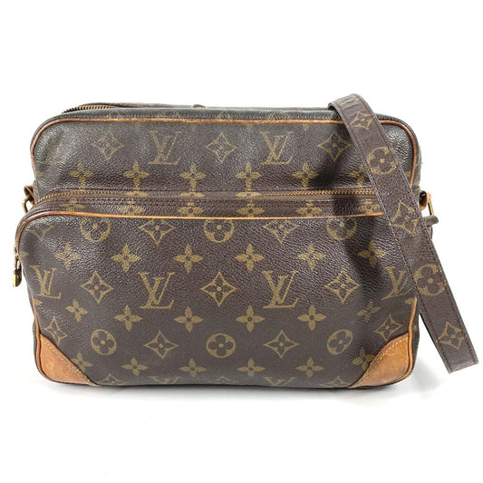 LOUIS VUITTON M45244 モノグラム ナイル カバン 斜め掛け 肩掛け ショルダーバッグ モノグラムキャンバス レディース ブラウン