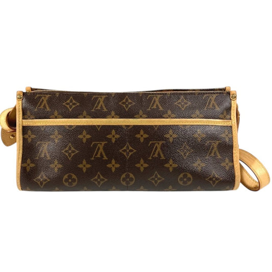 LOUIS VUITTON M40008 Monogram Popincourt Long Shoulder Bag Monogram Canvas Unisex Brown