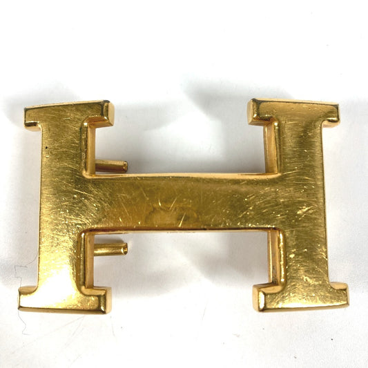 HERMES H Belt Buckle Only Buckle Belt Buckle Metal Unisex Gold