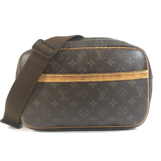 LOUIS VUITTON M45254 モノグラム リポーターPM リポーター PM 斜め掛け カバン ショルダーバッグ モノグラムキャンバス ユニセックス ブラウン
