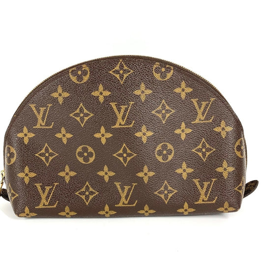 LOUIS VUITTON M47520 モノグラム トゥルース ドゥミロンド メイクポーチ トラベルポーチ マルチポーチ 化粧ポーチ モノグラムキャンバス レディース ブラウン