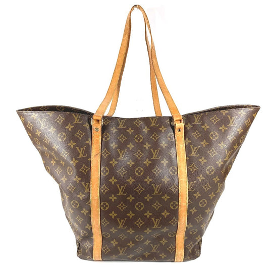 LOUIS VUITTON M51108 モノグラム サックショッピング サック ショッピング カバン 肩掛け トートバッグ ショルダーバッグ モノグラムキャンバス ユニセックス ブラウン