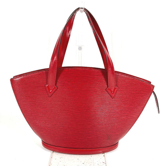LOUIS VUITTON M52277 エピ サンジャック カバン トートバッグ 肩掛け ショルダーバッグ ハンドバッグ エピレザー レディース カスティリアンレッド レッド