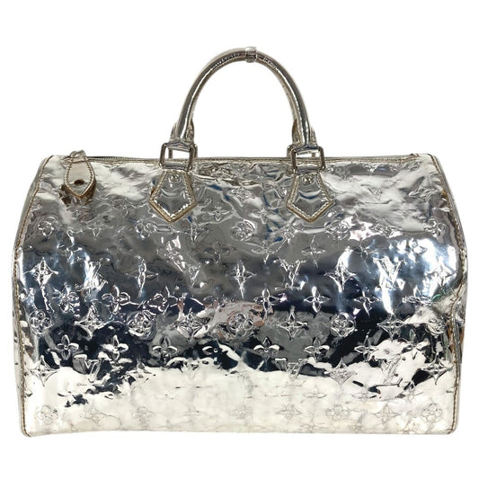 LOUIS VUITTON M95786 モノグラムミロワール スピーディ35 スピーディ 35 カバン ミニボストンバッグ ハンドバッグ レザー ユニセックス アルジャン シルバー
