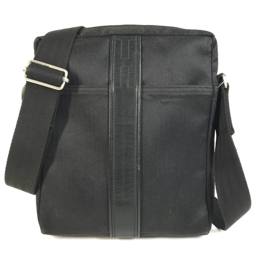 HERMES Acapulco Bandouliere Bag Crossbody Pochette Shoulder Bag cotton Black Used