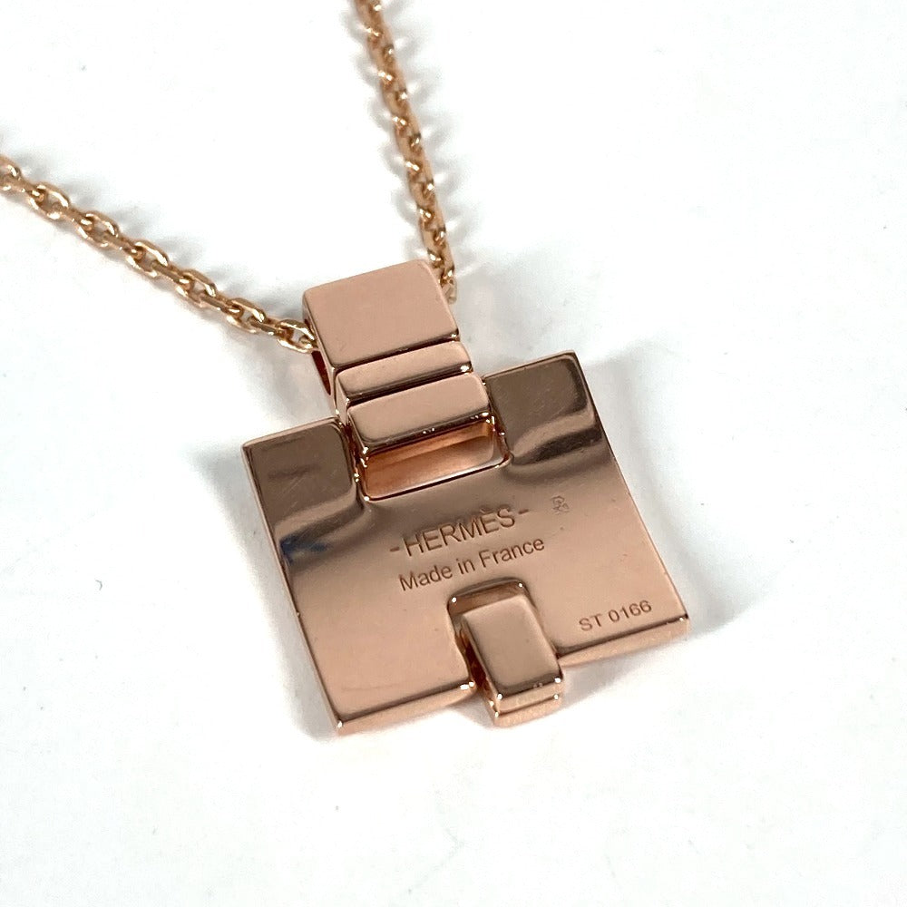 HERMES アクセサリー アイリーン チェーン Hロゴ ネックレス メタル レディース ブラック