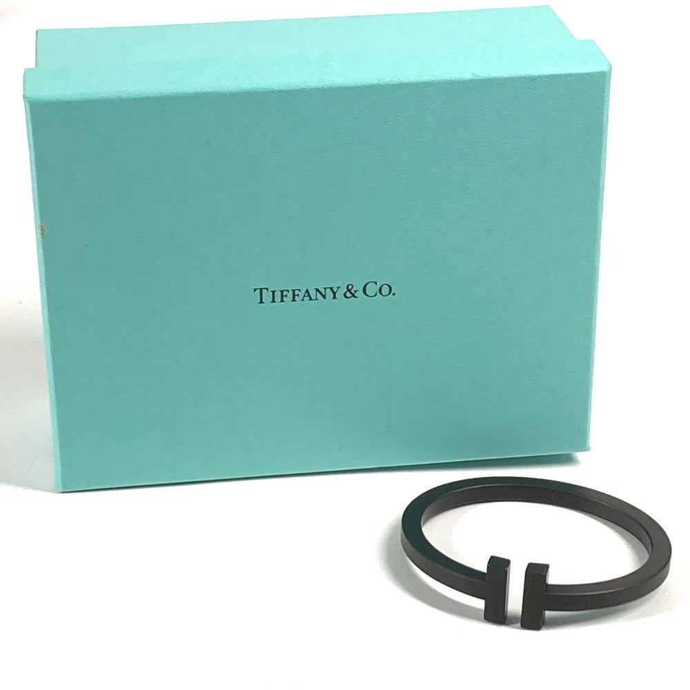 TIFFANY&Co. Tスクエア バングル アクセサリー バングル ブレスレット SS レディース ブラック