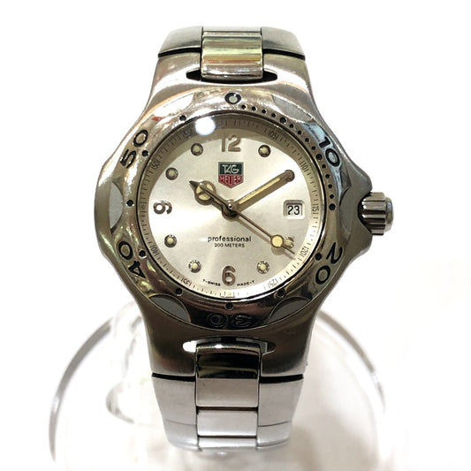 TAG HEUER WL1314 レディースウォッチ 時計 キリウム クォーツ デイト ウォッチ 腕時計 SS レディース シルバー