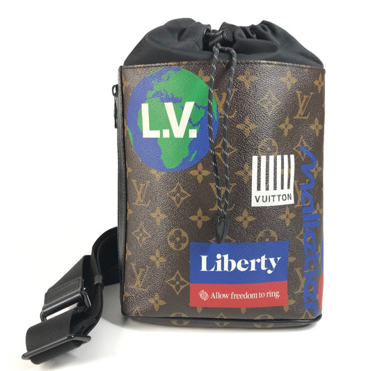 LOUIS VUITTON M44625 モノグラム チョーク スリングバッグ 巾着 カバン 肩掛け ショルダーバッグ モノグラムキャンバス ユニセックス ブラウン