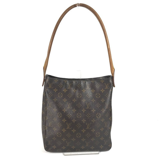 LOUIS VUITTON M51145 モノグラム ルーピングGM ルーピング GM カバン 肩掛け ショルダーバッグ モノグラムキャンバス レディース ブラウン