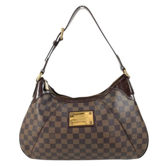 LOUIS VUITTON N48181 ダミエ テムズGM テムズ GM 肩掛け カバン ショルダーバッグ ダミエキャンバス ユニセックス エベヌ ブラウン