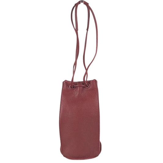 BOTTEGA VENETA Bottle bag for wine bottles Hand Bag Leather Red Used