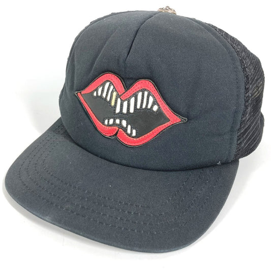 CHROME HEARTS Logo Hat, Cap, Baseball, Mesh MATTYBOY CHOMPER TRUCKER CAP Matty Boy Chomper Trucker Hat cap cotton / polyester Black/Red Used