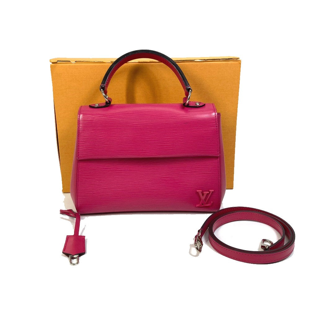 LOUIS VUITTON M42051 Epi Cluny BB Bag, 2-Way Shoulder/Handbag, Epi Leather, Women's, Hot Pink