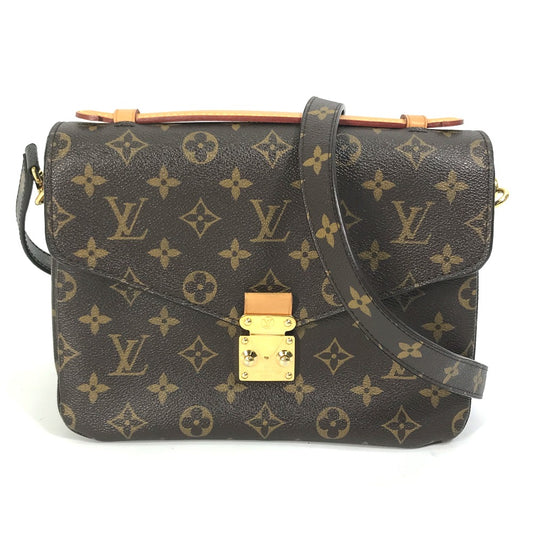 LOUIS VUITTON M44875 モノグラム ポシェットメティス MM 2WAY ショルダーバッグ カバン ハンドバッグ モノグラムキャンバス レディース ブラウン