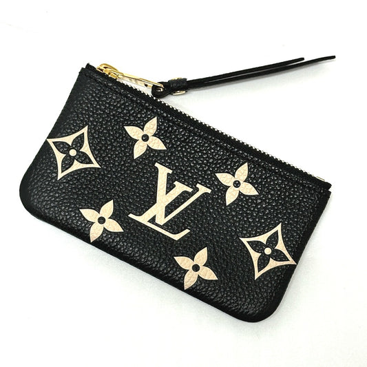 LOUIS VUITTON M80885 モノグラムアンプラント ポシェットクレ コインケース モノグラムアンプラントレザー レディース ブラック