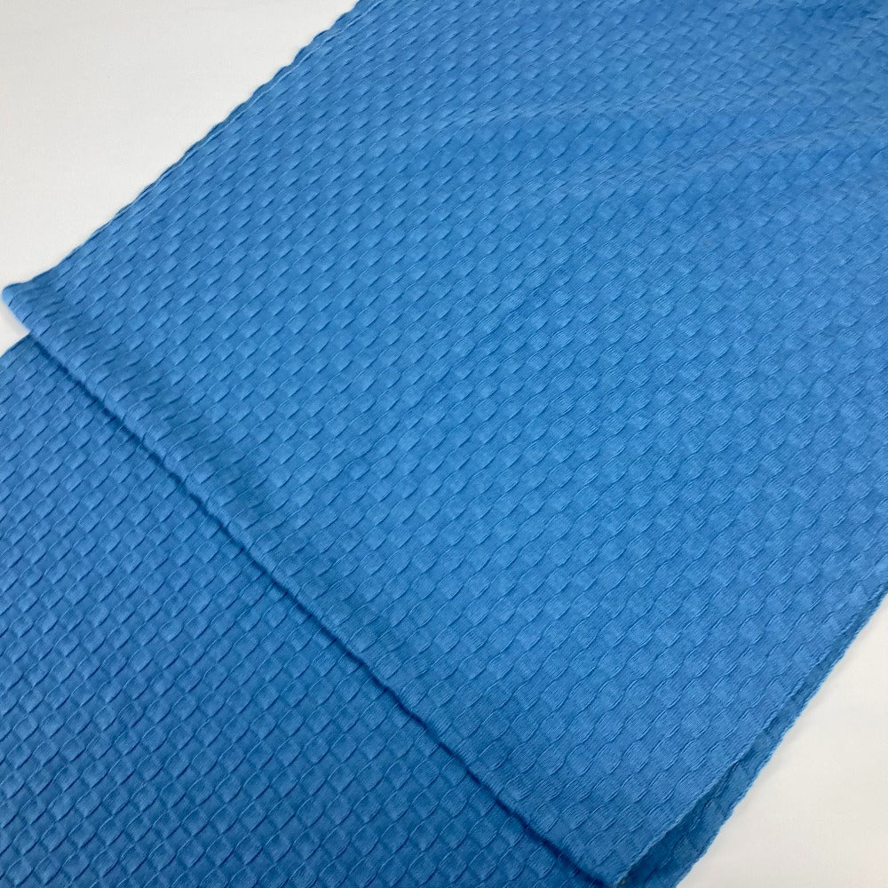 LOUIS VUITTON M75595 マイクロダミエ マフラー カシミヤ メンズ ブルー
