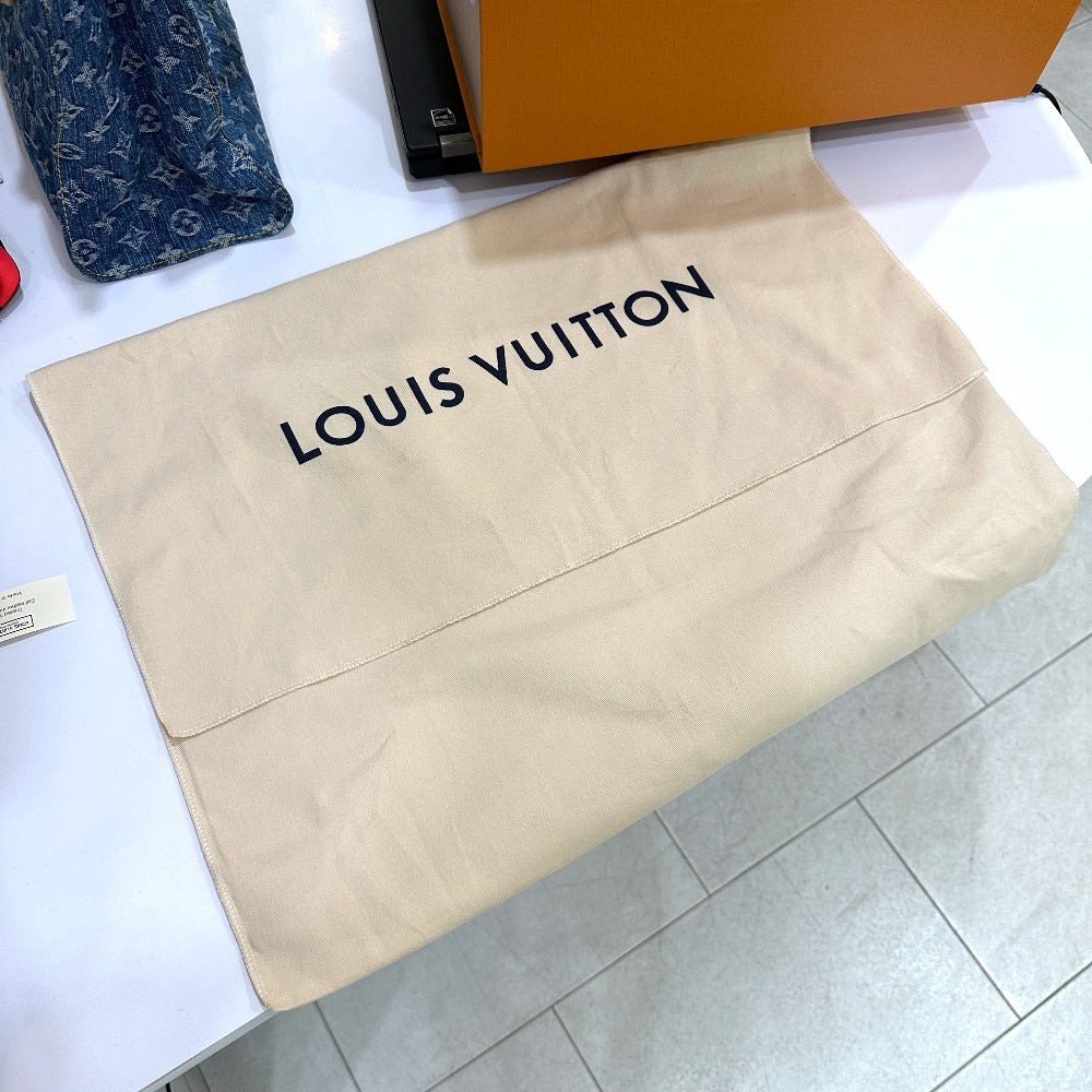 LOUIS VUITTON M46871 新作 LV リミックス モノグラム デニム オンザゴー MM ショルダーバッグ 肩掛け 2WAYバッグ トートバッグ モノグラムデニム レディース ブルー