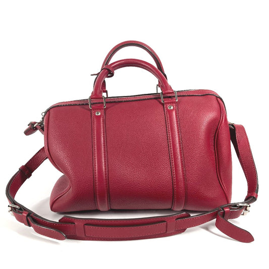 LOUIS VUITTON M94341 パルナセア SCバッグ PM カバン ミニボストンバッグ 2WAYバッグ ショルダーバッグ ハンドバッグ レザー レディース チェリー レッド