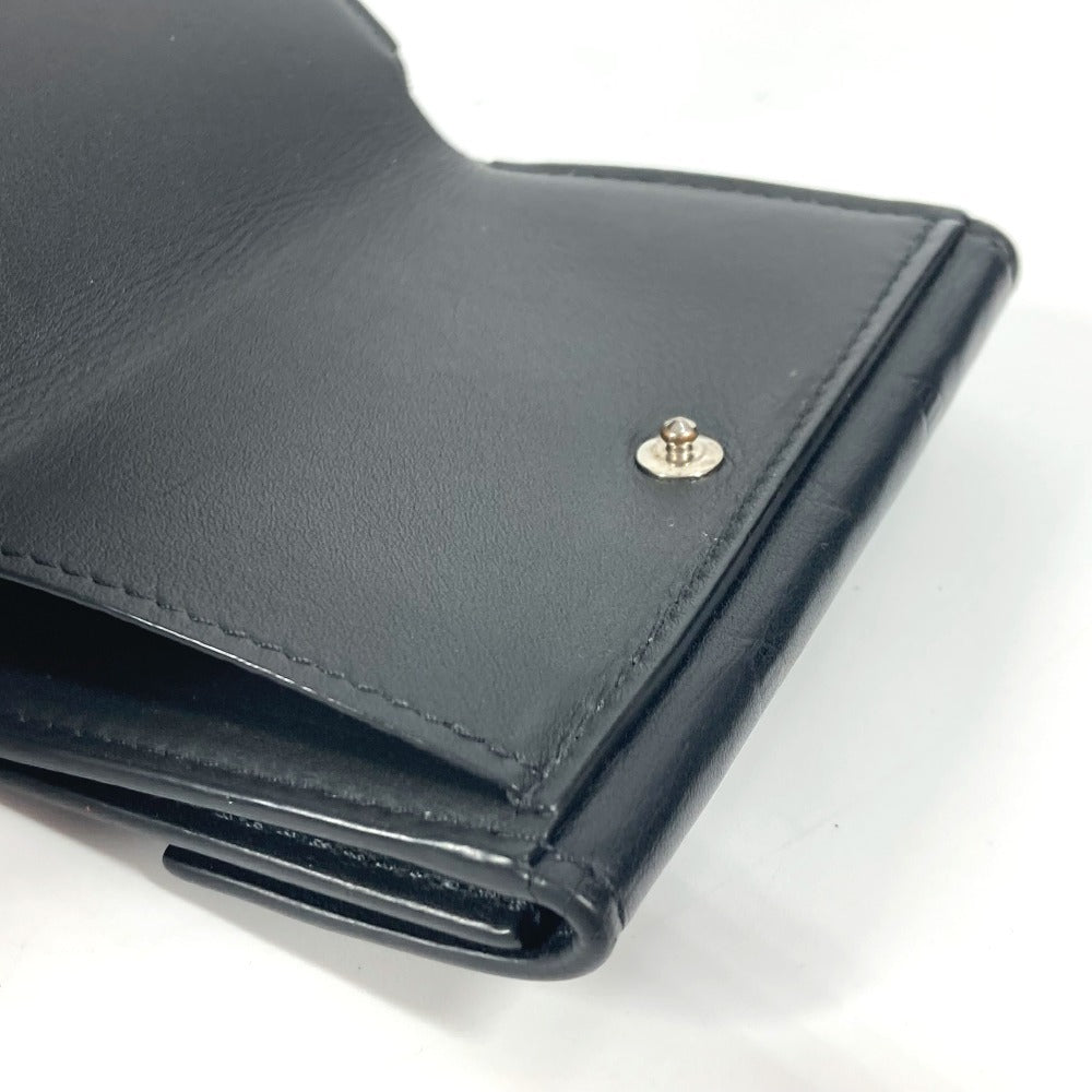 LOUIS VUITTON M67631 Monogram shadow Discovery Compact wallet Trifold wallet Monogram shadow leather Noir Black Used