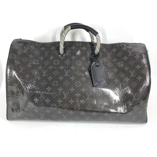 LOUIS VUITTON M43901 モノグラム エクリプス グレーズ 伊勢丹限定 キーポル・バンドリエール 50 2WAYバッグ カバン 旅行バッグ ショルダーバッグ トラベルバッグ ボストンバッグ キャンバス ユニセックス ブラック