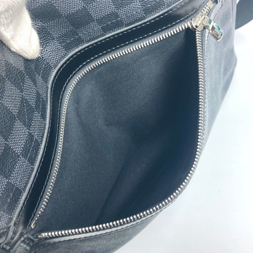 LOUIS VUITTON N58029 ダミエグラフィット ダニエル MM カバン フラップ 斜め掛け メッセンジャーバッグ ショルダーバッグ ダミエグラフィットキャンバス ユニセックス ブラック