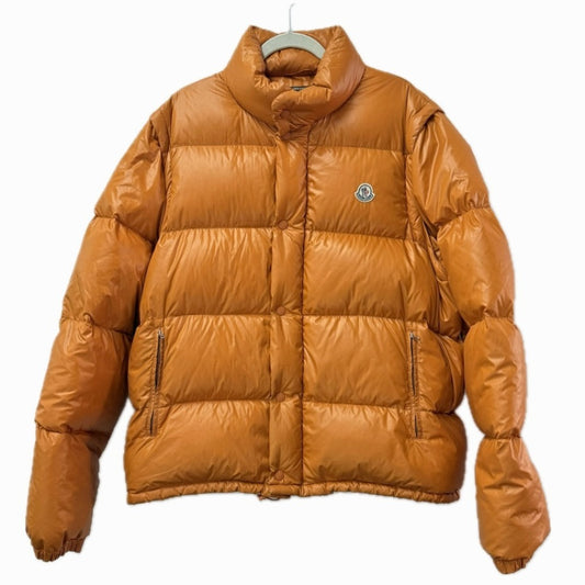 MONCLER 2WAY ダウンベスト ベスト ロゴ アパレル 長袖 ダウン アウター ダウンジャケット ナイロン ユニセックス オレンジ