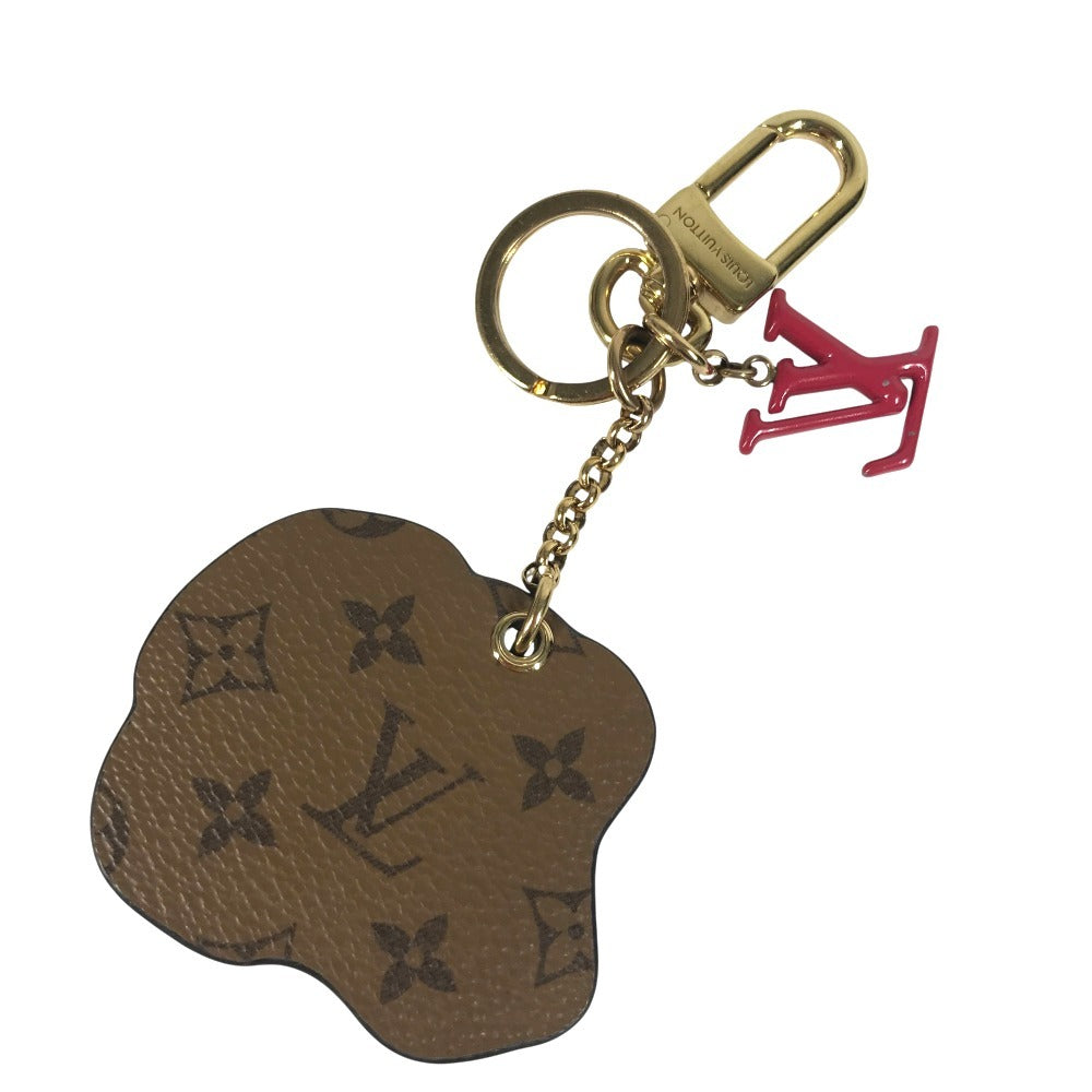 LOUIS VUITTON M01967 Dalmatian Dog Keychain - Animogram Dog Bag Charm, Leather, Unisex, White