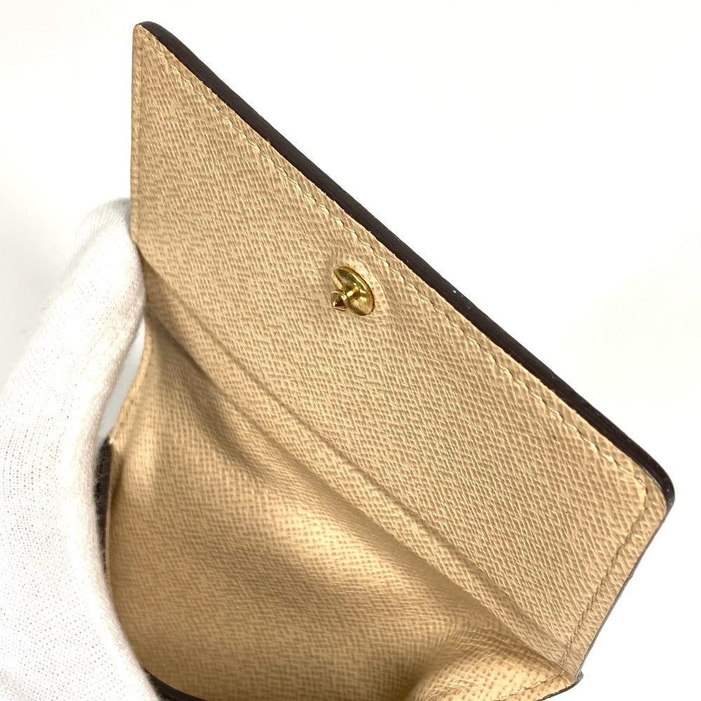LOUIS VUITTON M95391 Monogram Danteel Embroidery Ludlow Compact wallet Folded wallet MonogramCanvas Brown Used