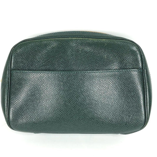 LOUIS VUITTON M30304 Taiga Accessory Pouch, Makeup Pouch, Cosmetic Pouch, Clutch Bag, Taiga Leather, Unisex, Episea, Green