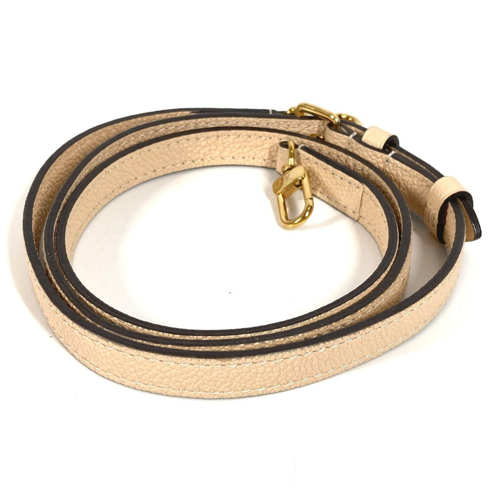 LOUIS VUITTON Accessories Shoulder Strap Leather Women's Beige