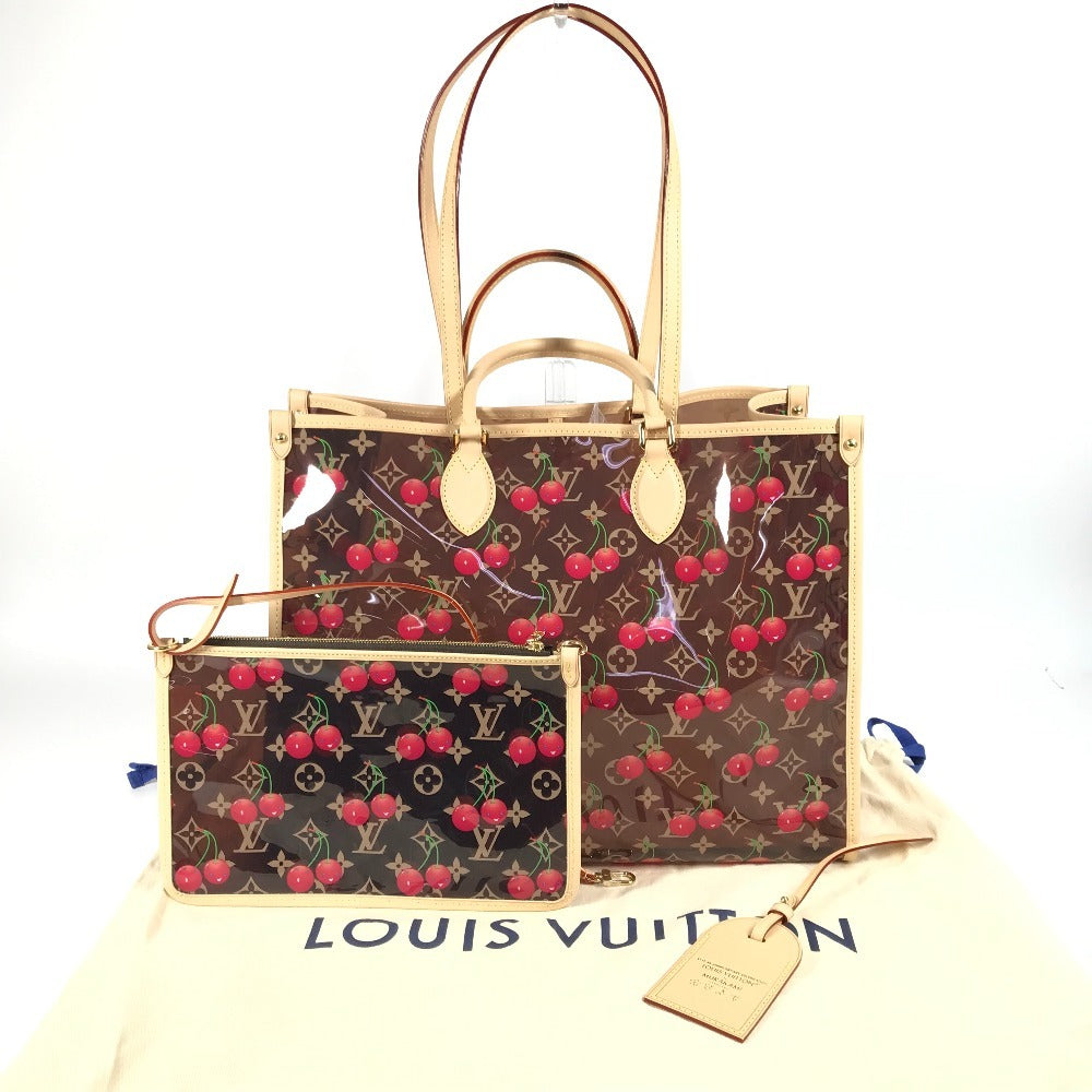 LOUIS VUITTON M14306 LV × TM モノグラム 村上隆 オンザゴー GM オンザゴーGM カバン ショルダーバッグ レザー/PVC レディース ブラウン