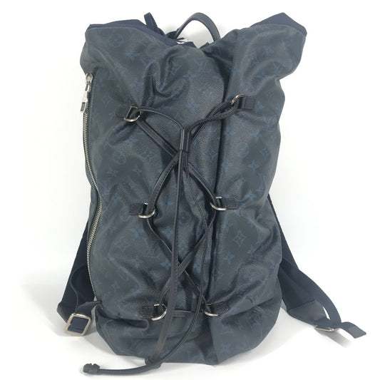 LOUIS VUITTON M41707 Monogram Cobalt Ultralight Backpack, Monogram Canvas, Unisex, Navy