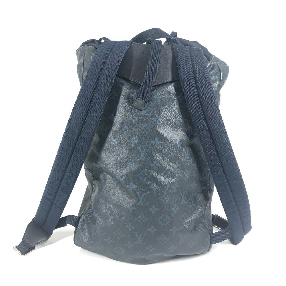 LOUIS VUITTON M41707 Monogram Cobalt Ultralight Backpack, Monogram Canvas, Unisex, Navy