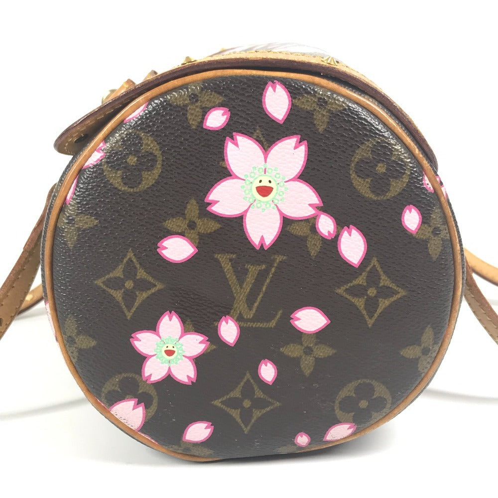 LOUIS VUITTON M92009 Monogram Cherry Blossom by Takashi Murakami Papillon Tote Bag, Shoulder Bag, Handbag, Monogram Canvas, Women's, Brown